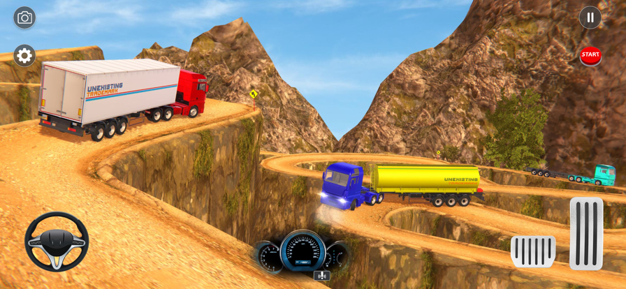美国卡车模拟器死亡之路游戏安卓版图1: