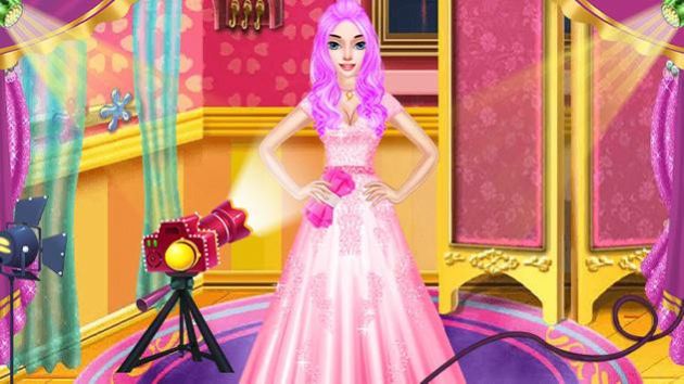 粉红公主时尚沙龙游戏手机版（Pink Princess Fashion Salon）图1: