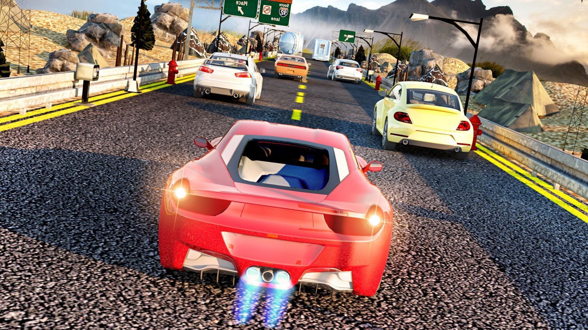超级3D街头赛车游戏安卓版（Super 3D Car Racing Games Pro）图1: