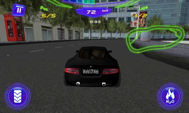 超级3D街头赛车游戏安卓版（Super 3D Car Racing Games Pro）图2: