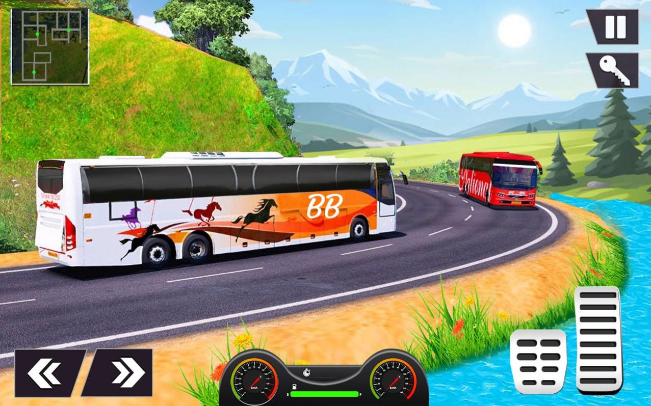 城市巴士司机驾驶模拟器游戏安卓版（Bus Racing）图片1