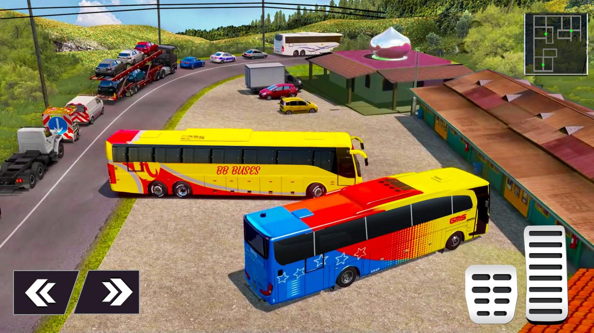 城市巴士司机驾驶模拟器游戏安卓版（Bus Racing）图2:
