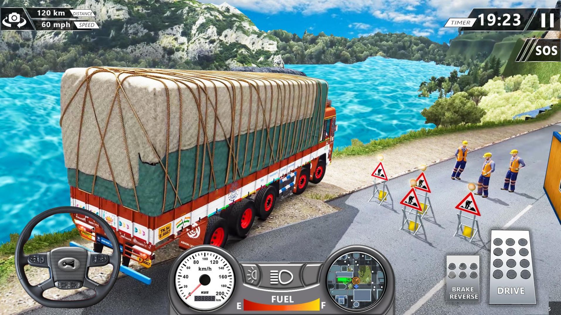 欧洲模拟器卡车拉货游戏手机版图片1