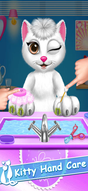 可爱的小猫宠物护理活动游戏图2