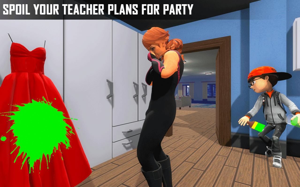 整蛊老师3d游戏中文版（Scary Evil Teacher 3D ）图3: