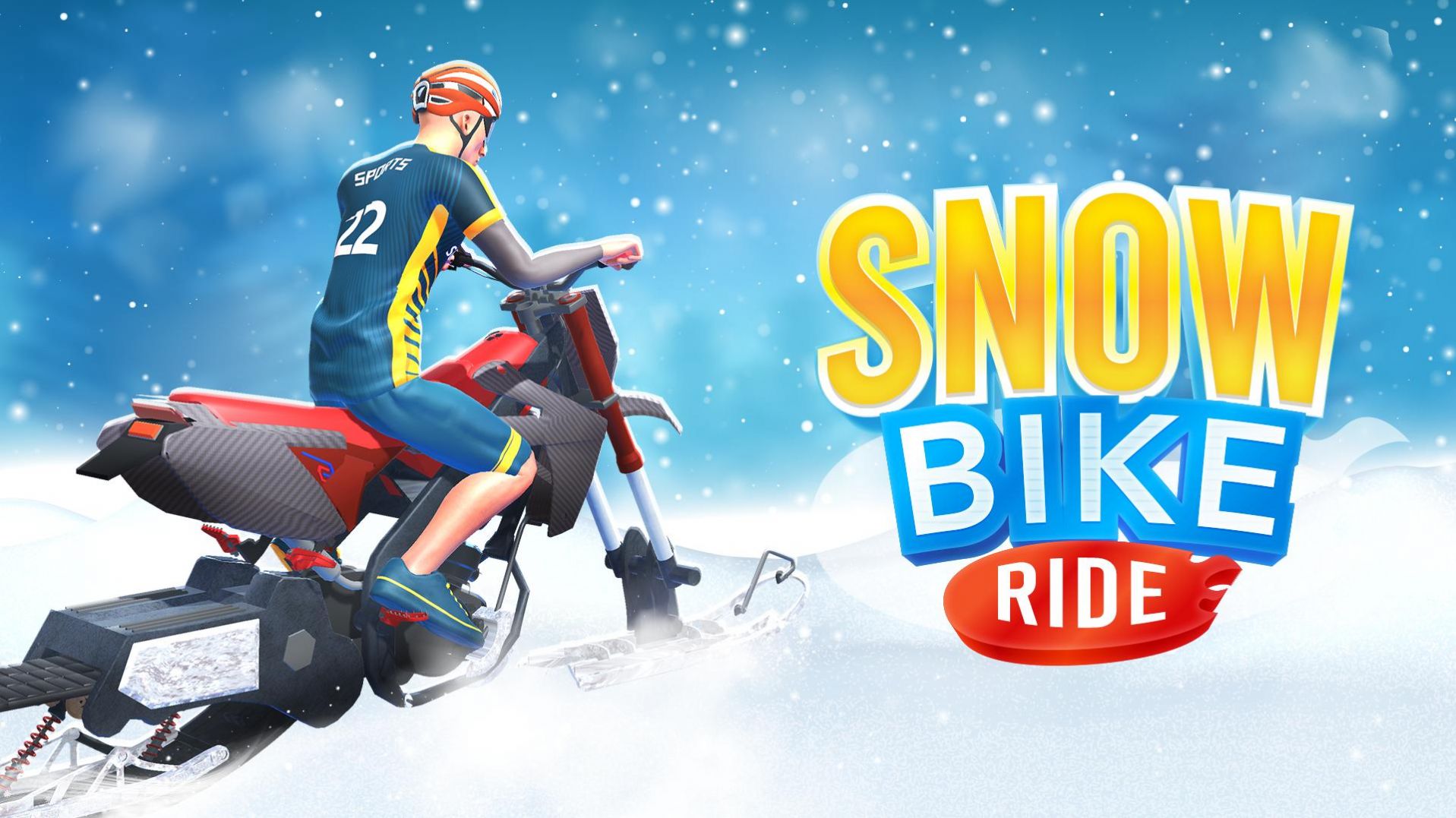 雪地自行车骑行游戏中文版（Snow Bike Ride ）图3: