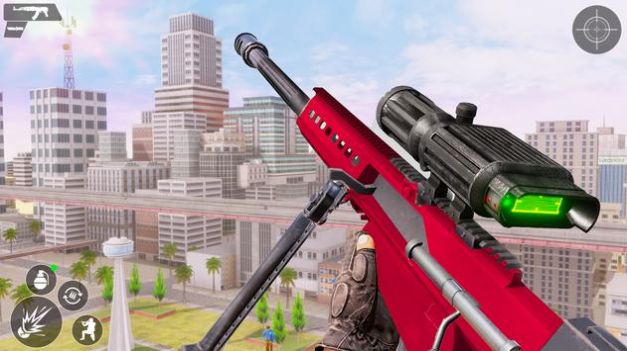 城市狙击任务3D游戏安卓版（Sniper 3D Shooting Gun Games）图4:
