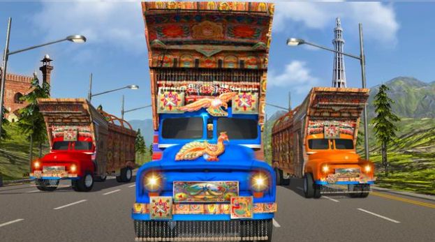 美国卡车驾驶3D游戏中文手机版（American Truck Driving 3D）截图1: