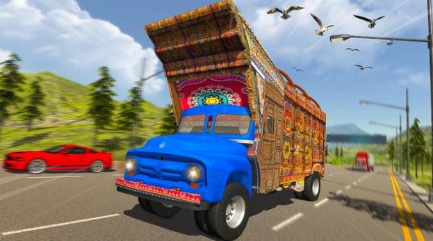 美国卡车驾驶3D游戏中文手机版（American Truck Driving 3D）截图2: