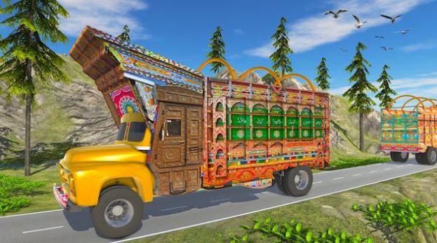 美国卡车驾驶3D游戏中文手机版（American Truck Driving 3D）截图4: