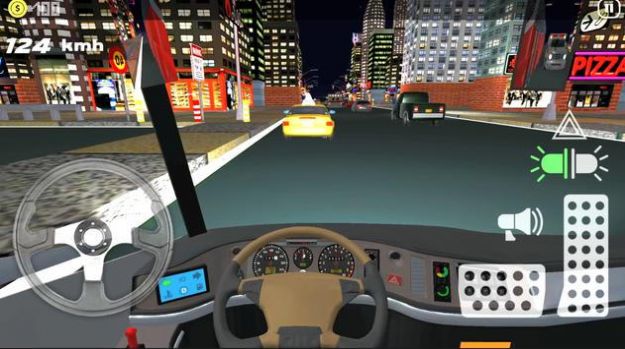夜班公交车司机游戏安卓版（Bus Driver Night Shift）图1: