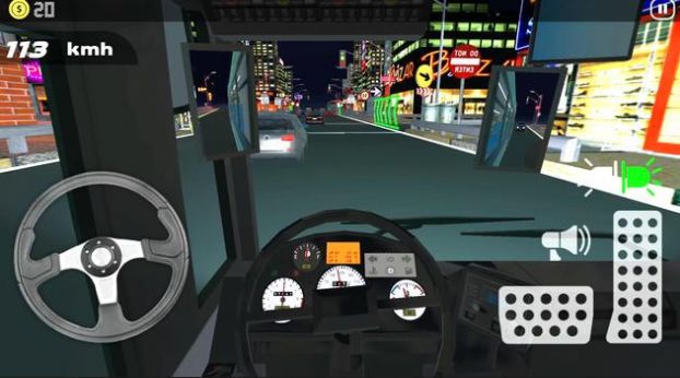 夜班公交车司机游戏安卓版（Bus Driver Night Shift）图3: