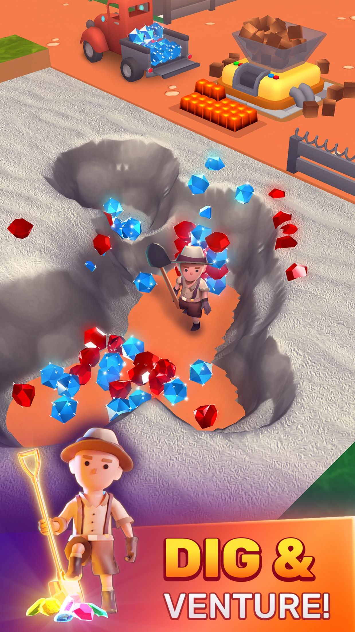 沙漠掘金模拟器游戏手机版（Dig Adventure）图3: