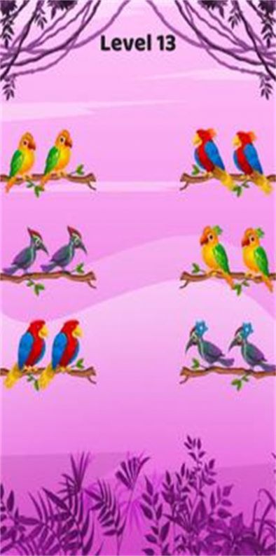 鸟类颜色排序游戏官方版图1: