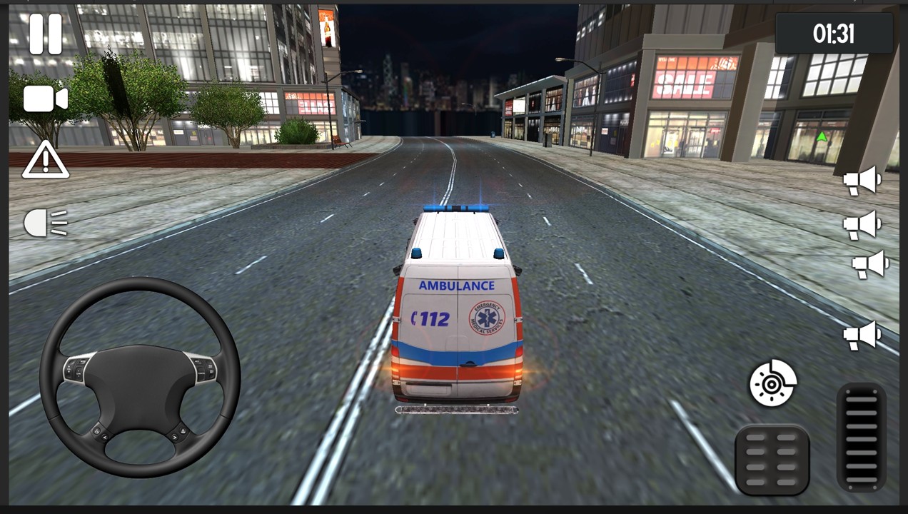 救护车医院模拟游戏中文手机版（City Ambulance Simulator）图1: