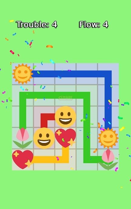 Emoji连线迷宫游戏安卓版（Emoji Connection Line Puzzle）图3: