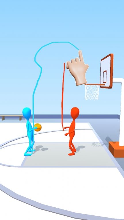 画线投射3D游戏安卓版（Draw Basket）图2:
