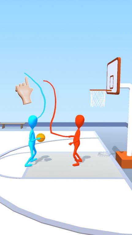 画线投射3D游戏安卓版（Draw Basket）图3: