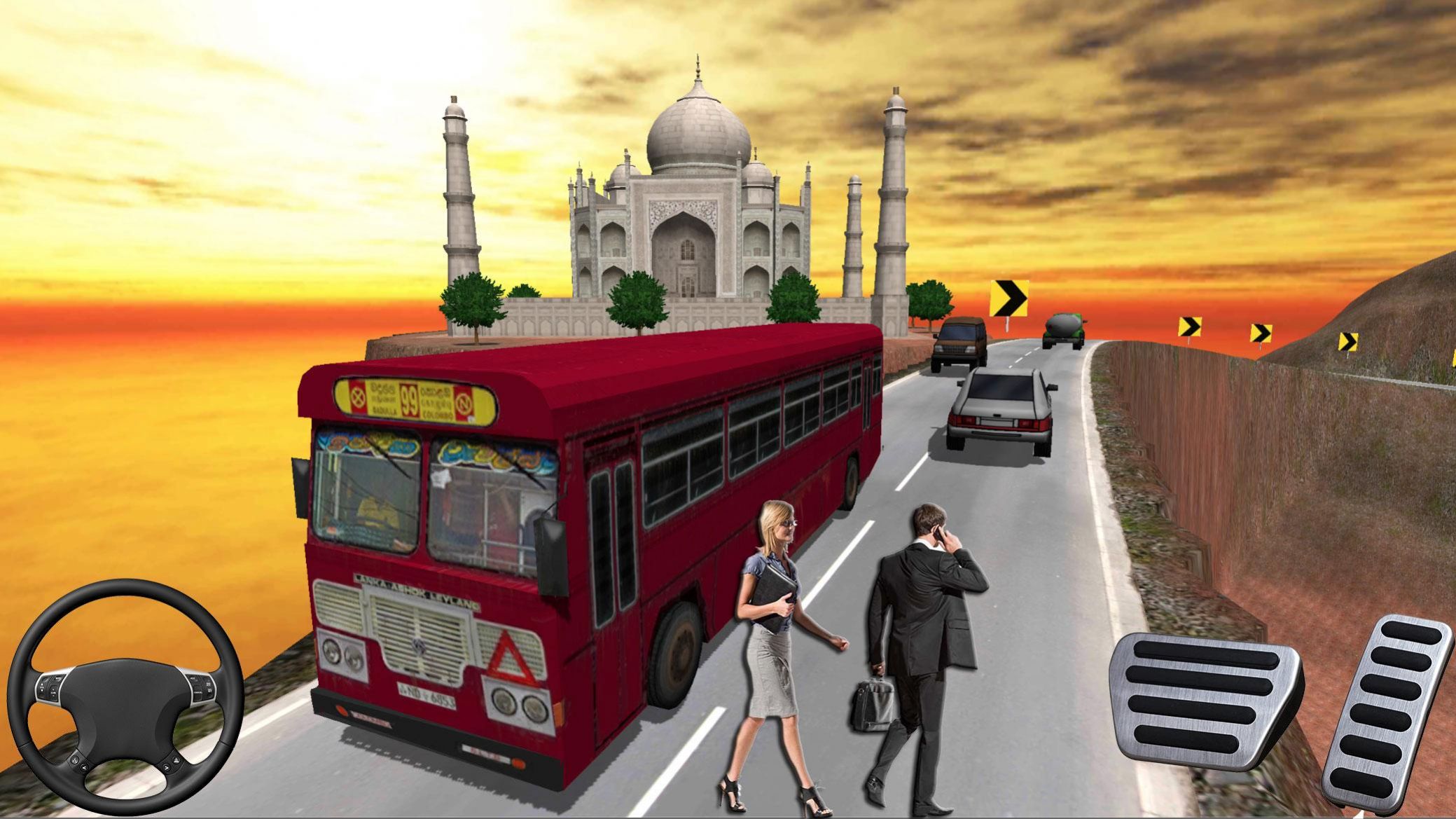 印度客车驾驶模拟器游戏中文手机版截图1: