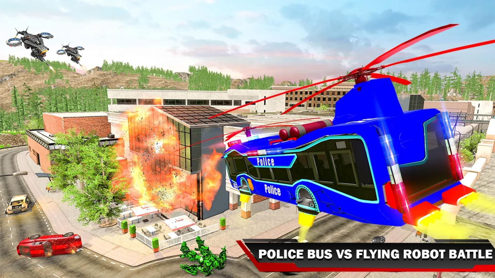飞行巴士机甲战士游戏安卓版下载图2: