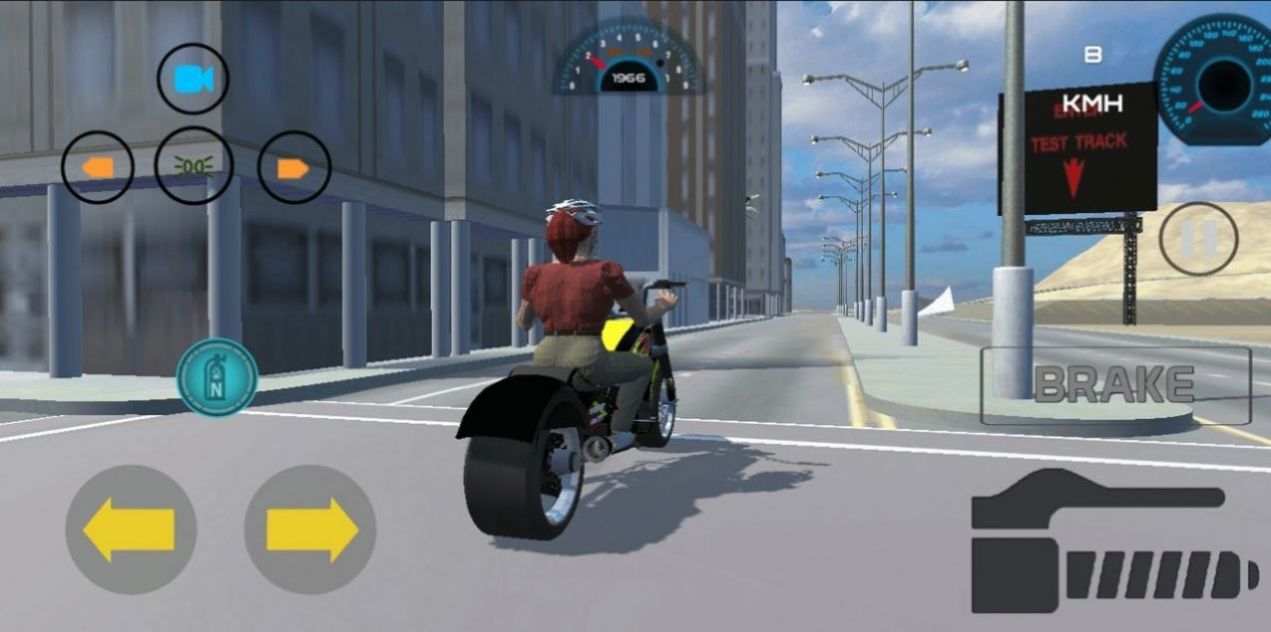 城市摩托模拟驾驶3D游戏手机版（IndianBikeGame3D）图1: