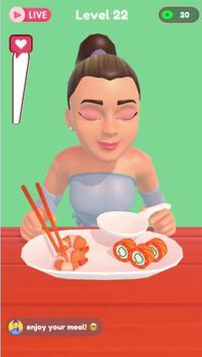 美味饮食模拟器游戏手机版（Delicious Eating Simulator）图1: