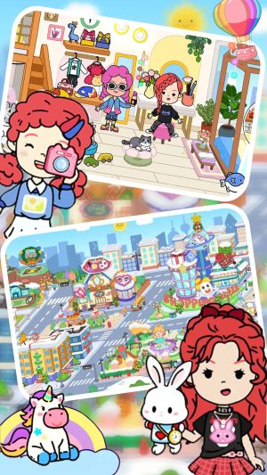 米加城市樱花村落游戏完整版免费版图片1