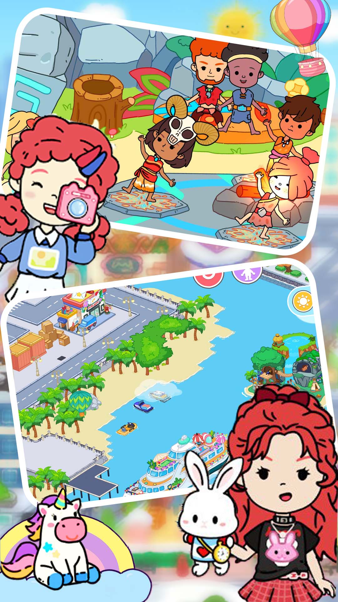 米加城市樱花村落游戏完整版免费版图1: