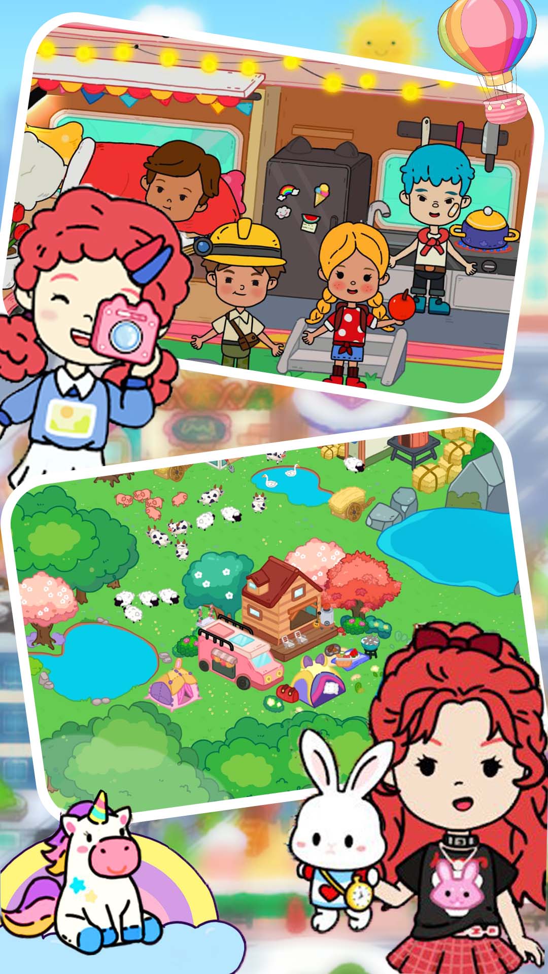 米加城市樱花村落游戏完整版免费版2