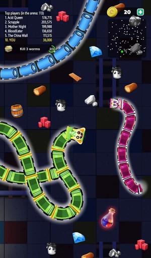 蛇火车竞技场游戏图3