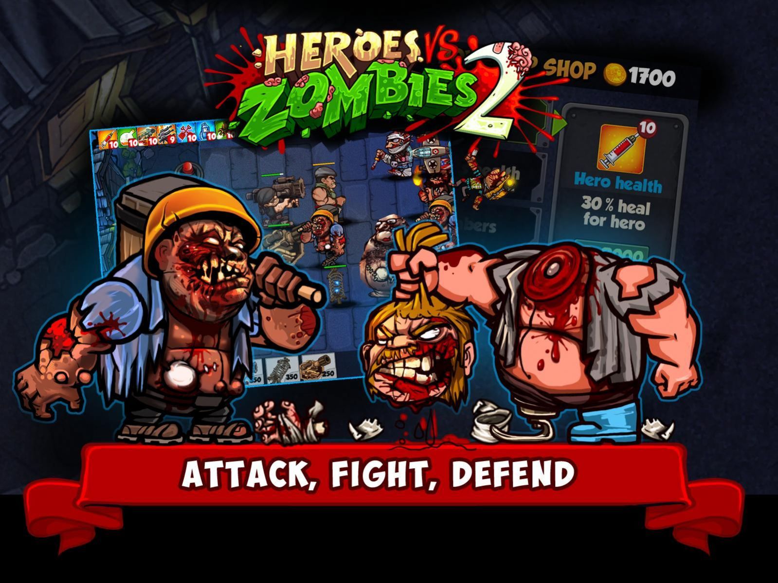 英雄僵尸战争2游戏安卓版（Humans VS Zombies 2）图片1