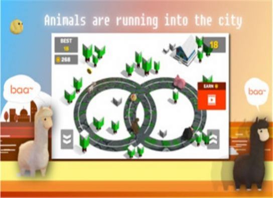 疯狂动物城里跑游戏安卓版（Animal City Crash）图1:
