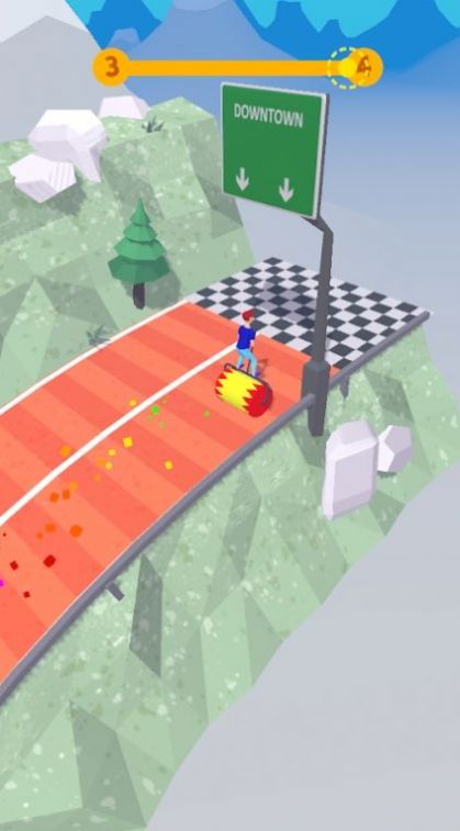 山丘滚轮比赛3D游戏官方版图片1