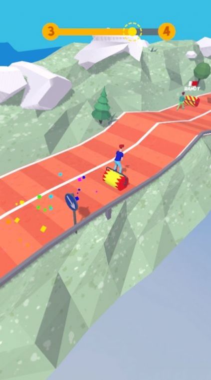 山丘滚轮比赛3D游戏官方版图4: