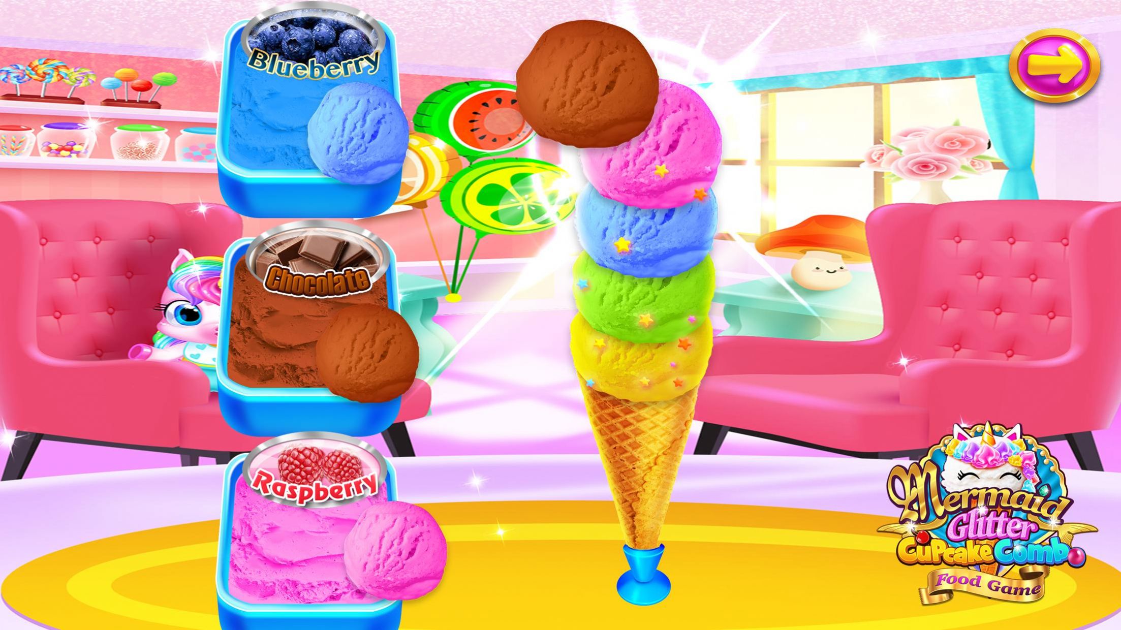 独角兽厨师冰淇淋女生做饭游戏官方版图2:
