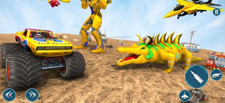 鳄鱼机器人喷射改造游戏官方版图3: