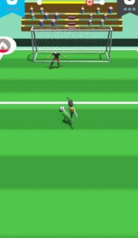 疯狂弧线球3D游戏中文版（Crazy Goal 3D）图3: