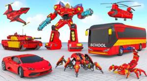 校车机器人汽车游戏安卓版（School Bus Robot Car Game）图片1