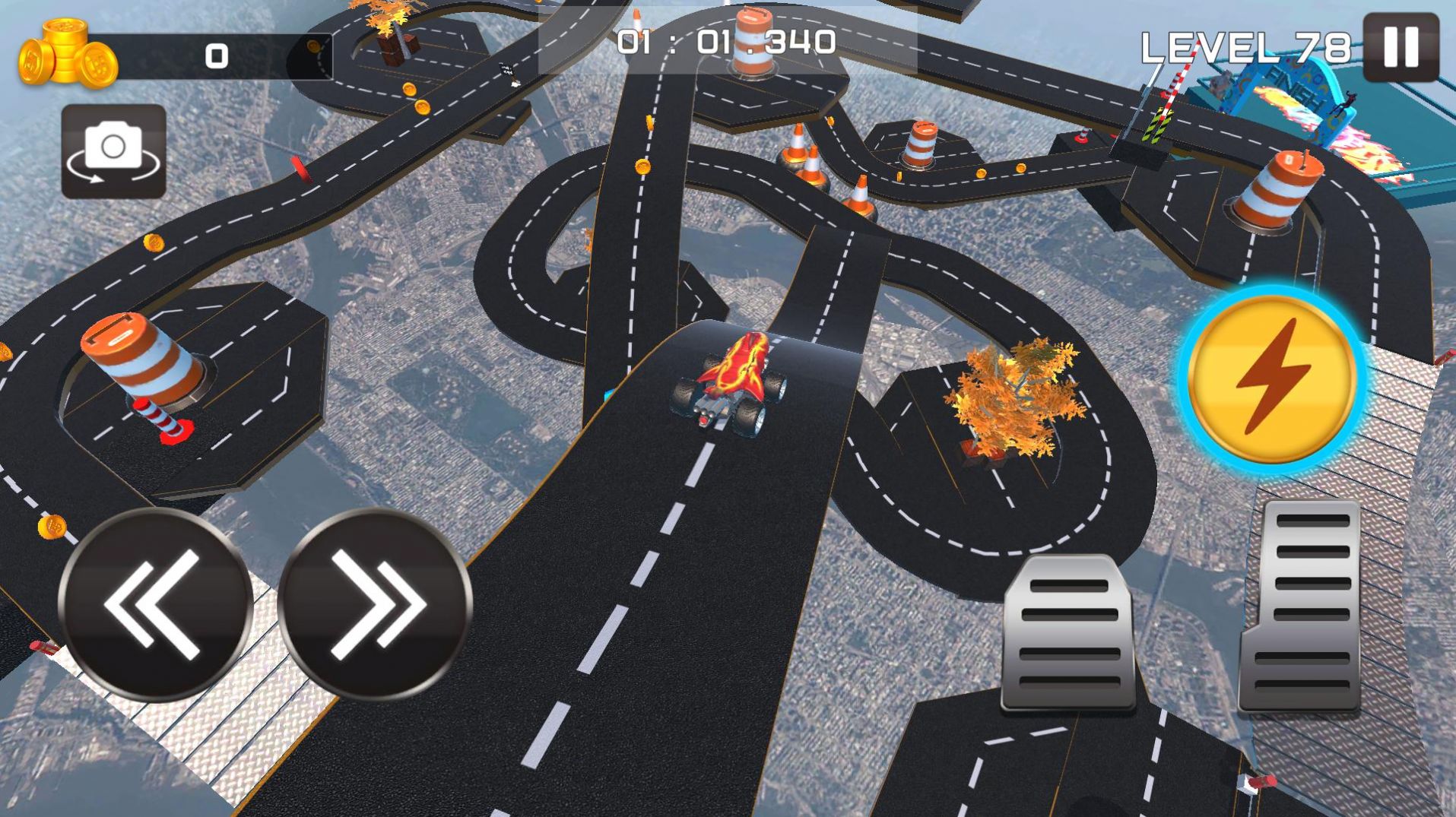超级英雄特技赛车游戏官方手机版（Car Stunt 3D）图1: