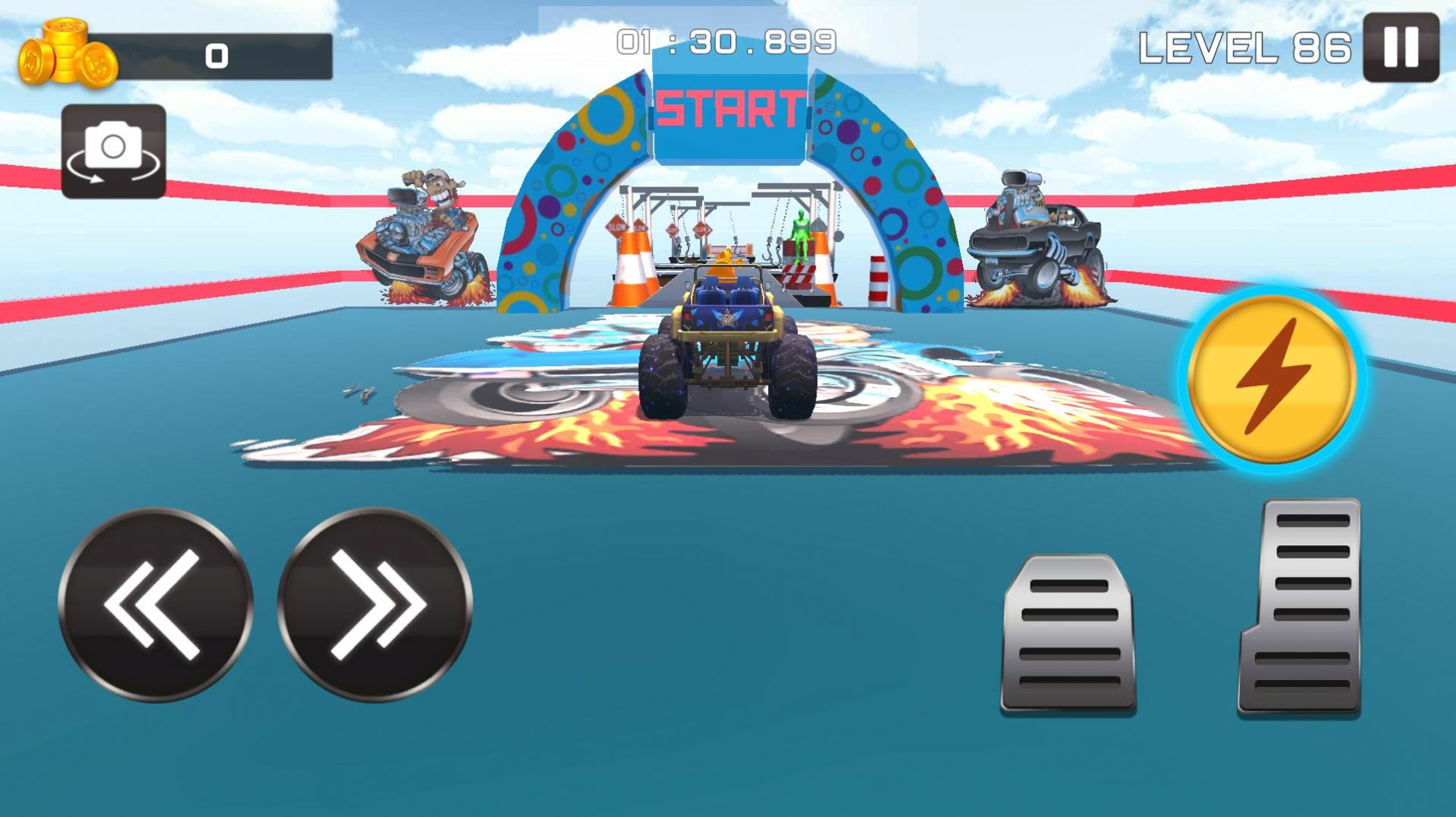 超级英雄特技赛车游戏官方手机版（Car Stunt 3D）图3: