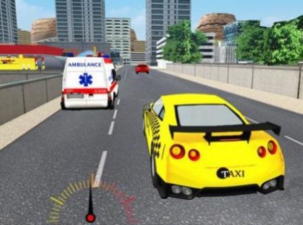 出租车城市驾驶游戏安卓版（City Taxi Car Driver Taxi Game）图2: