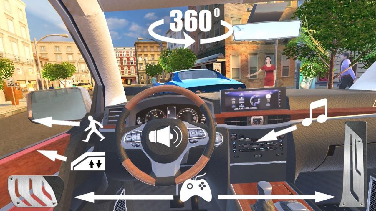 越野豪车模拟器游戏安卓版（Offroad LX Simulator）图3: