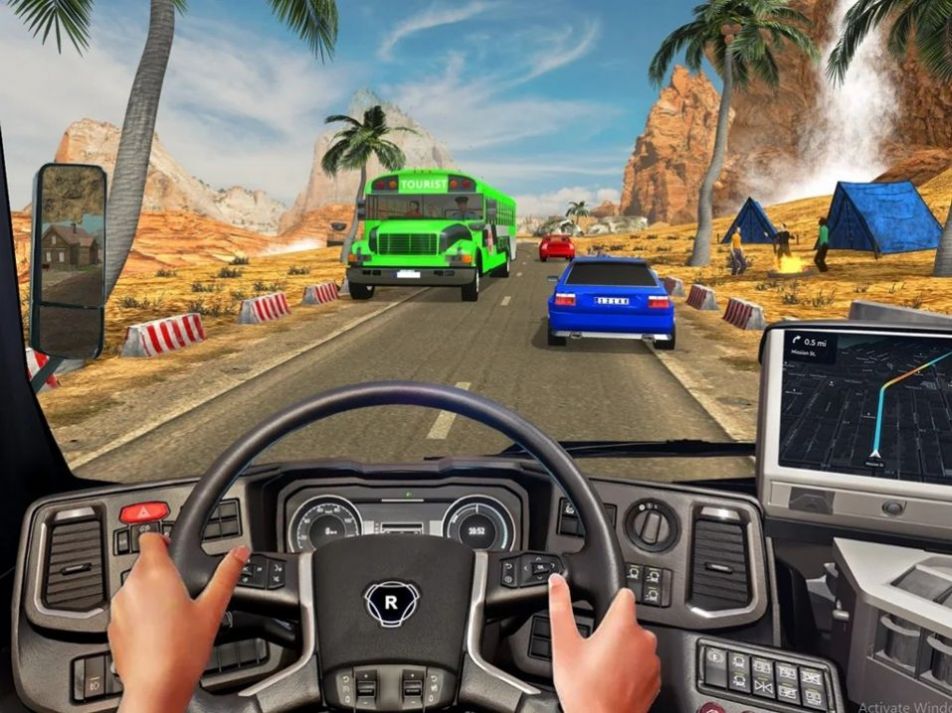 公交巴士司机驾驶游戏最新版2022图1: