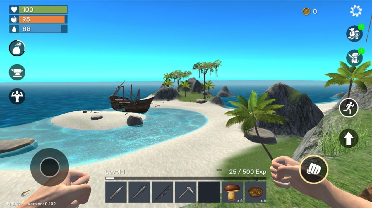 未知岛屿生存游戏安卓版截图2: