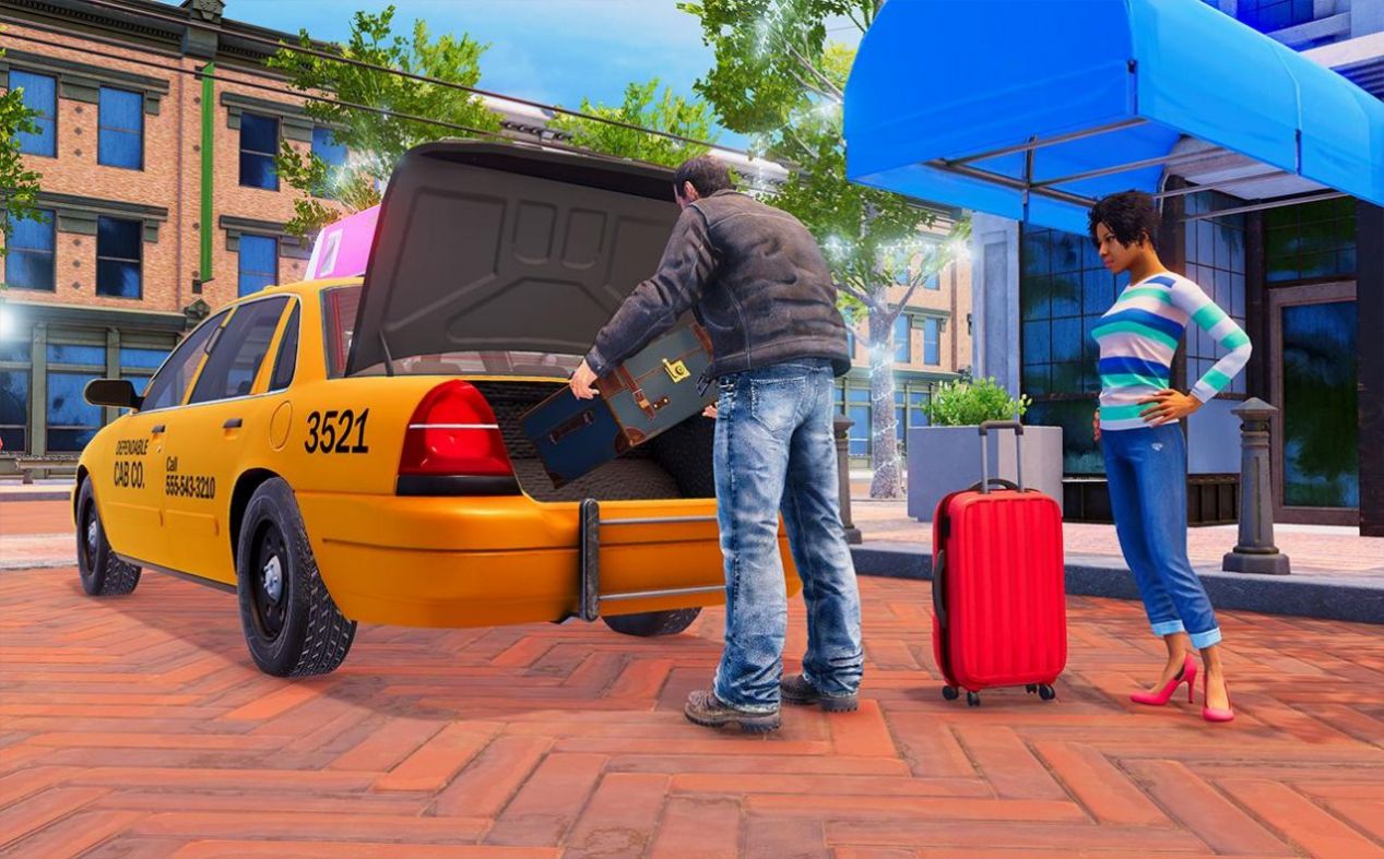 城市出租车载客模拟游戏手机版图片1