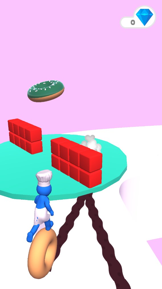 甜甜圈滚轮游戏最新版（Donut Roller）图片1
