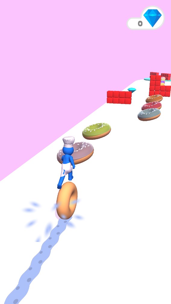 甜甜圈滚轮游戏最新版（Donut Roller）图2: