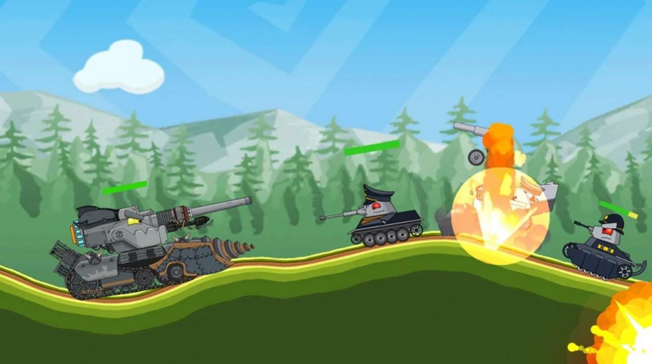 坦克射击极限生存游戏安卓版（Tank Combat）图2: