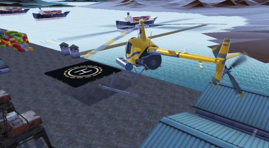 真实直升机驾驶模拟器游戏官方版（Realistic Helicopter Simulator）图1: