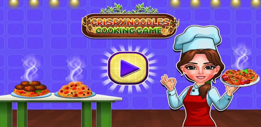 面条烹饪模拟器游戏安卓版（Crispy Noodles Cooking Game）图1:
